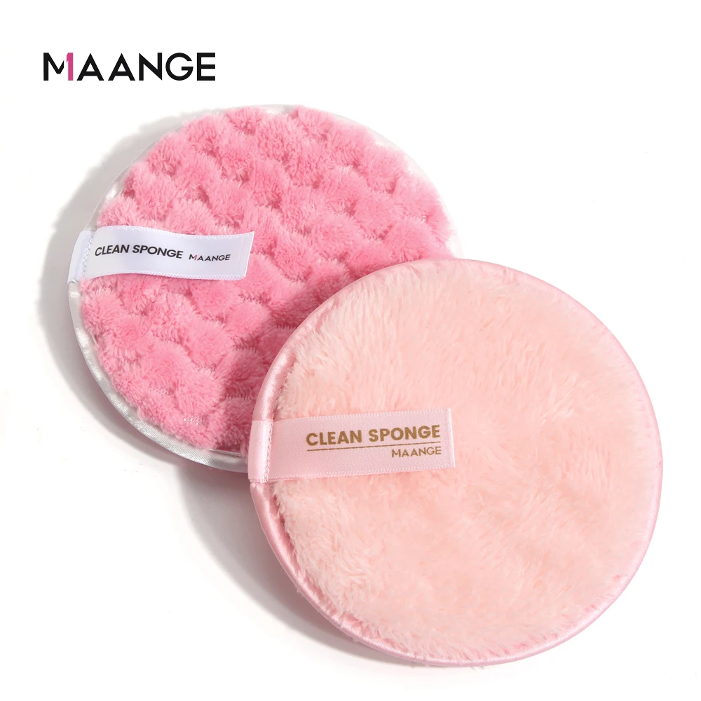 Tampon demaquillant reutilisable rose pour le visage tendance 2026